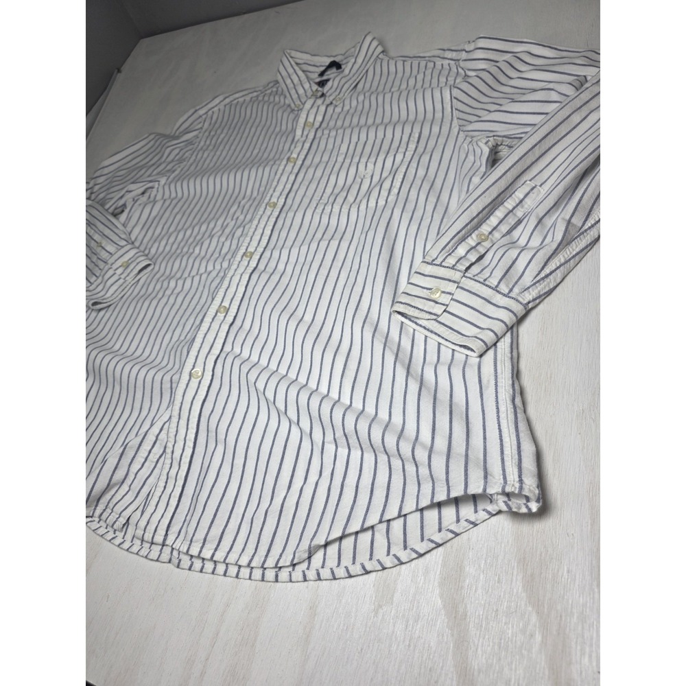 Chaps Ralph Lauren Long Sleeve Button-down Dress Shirt Mens XL 17-17.5 34/35 Top